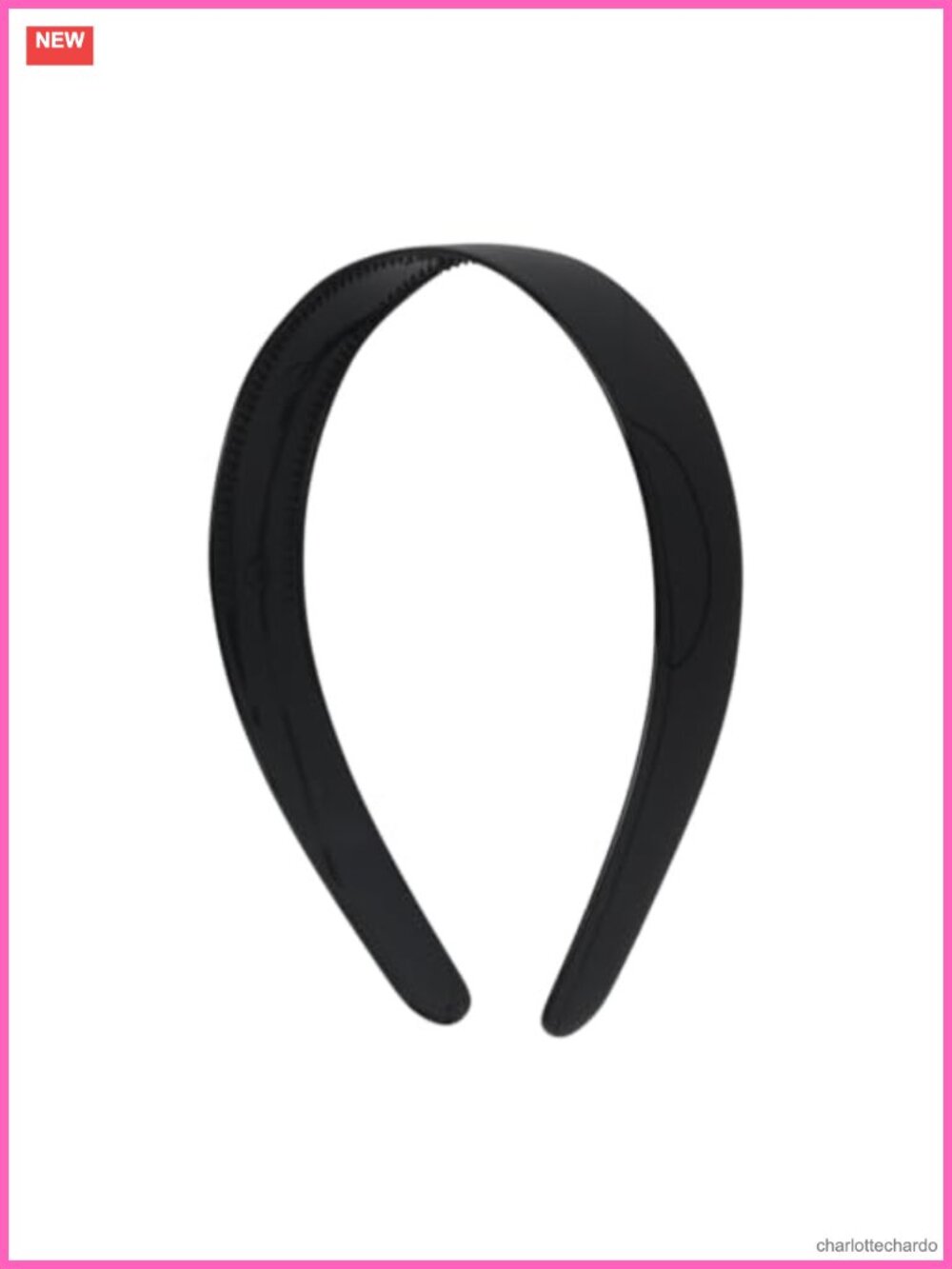 1 Inch Wide Flexible Plastic Headband with Teeth Hair Accessory